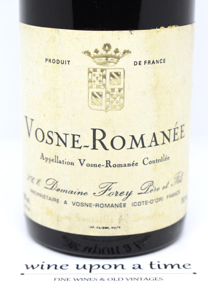 Vosne 1989, épices fines, dégustation Côte de Nuits classique