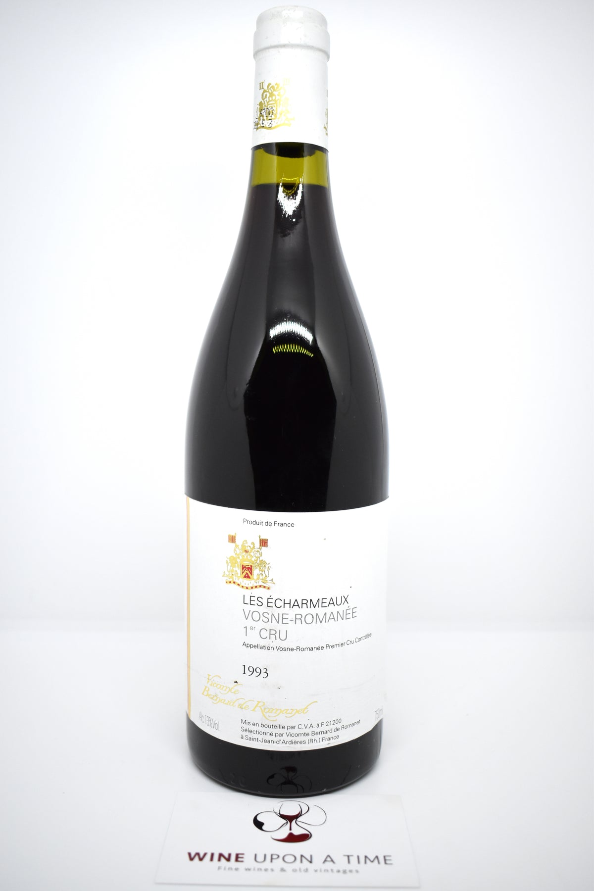 Bouteille Vosne-Romanée 1er Cru 1993 idée cadeau anniversaire 1993 vin de collection