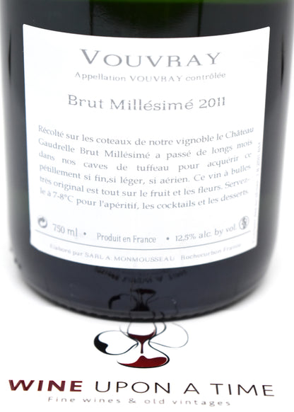 Acheter Vouvray Brut 2011 Château Gaudrelle