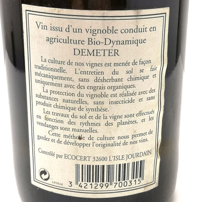 Prix Vouvray Moelleux 1997 ? Demeter