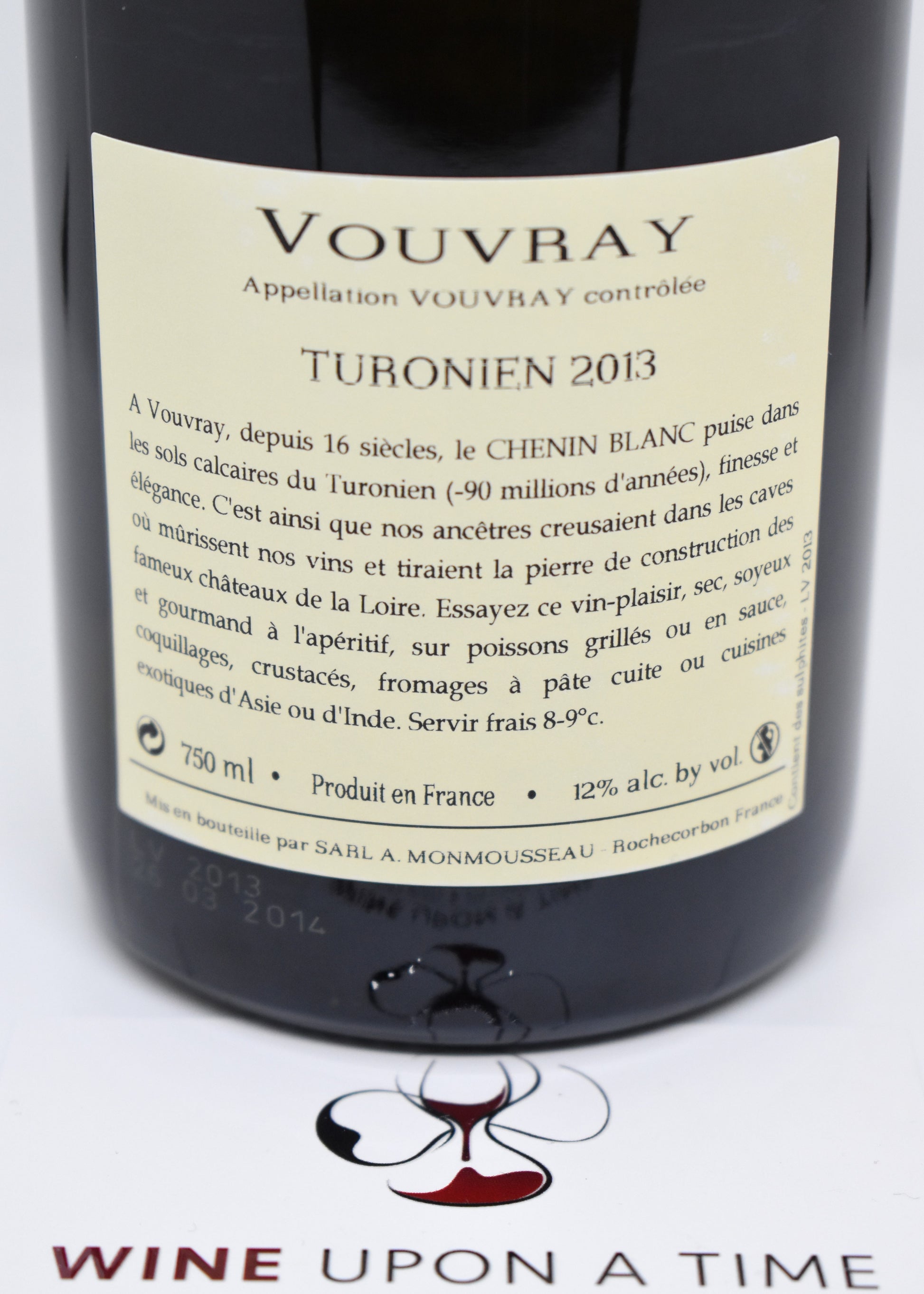 Grand vin de Loire Vouvray Chenin blanc 2013