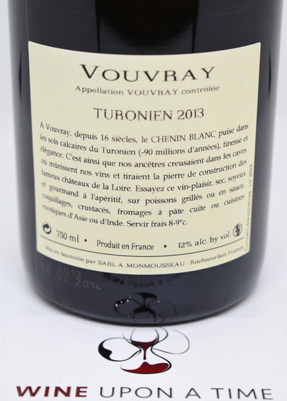 Grand vin de Loire Vouvray Chenin blanc 2013