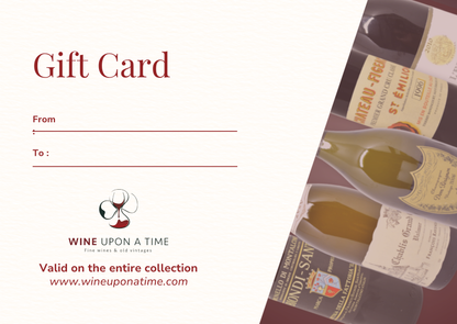 Carte-Cadeau Wine Upon A Time