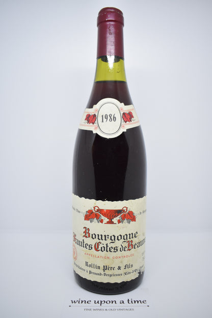 Hautes-Côtes de Beaune 1986, idée dégustation millésime 1986, bon rapport qualité–prix
Vin de Bourgogne 1986, Hautes-Côtes de Beaune, célébrer une date 1986, disponibilité immédiate