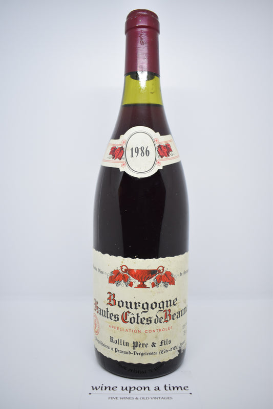 Hautes Côtes de Beaune 1986 - Domaine Rollin Père & Fils