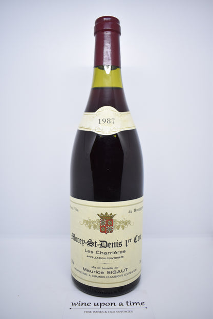 Morey-St-Denis 1er cru 1987 "Les Charrières" - Domaine Anne et Hervé Sigaut