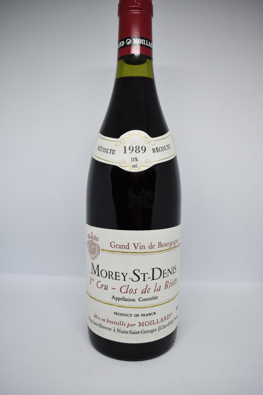 Morey-St-Denis 1er cru 1989 "Clos de la Riotte" - Moillard