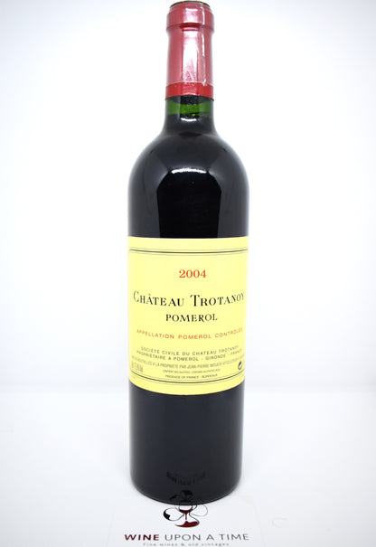 Acheter Château Trotanoy 2004 au meilleur prix du marché, Pomerol, vin rouge 2004